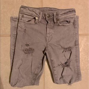 Mens 26/28 American Eagle ripped skinny jeans